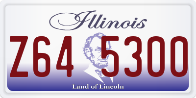 IL license plate Z645300
