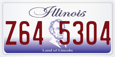 IL license plate Z645304