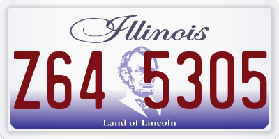IL license plate Z645305