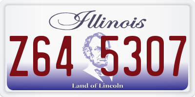 IL license plate Z645307