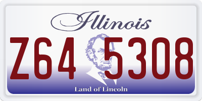 IL license plate Z645308
