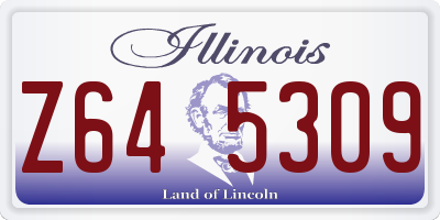 IL license plate Z645309