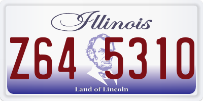 IL license plate Z645310