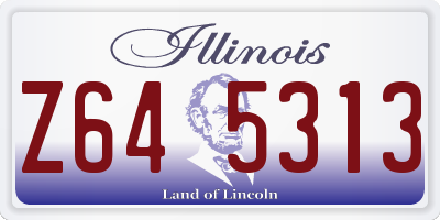 IL license plate Z645313