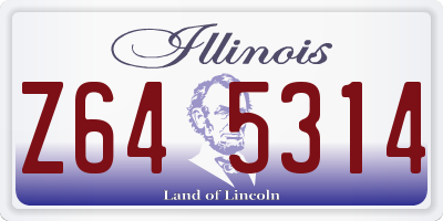 IL license plate Z645314