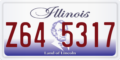 IL license plate Z645317