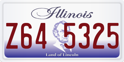 IL license plate Z645325