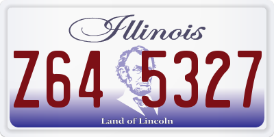 IL license plate Z645327