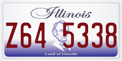 IL license plate Z645338