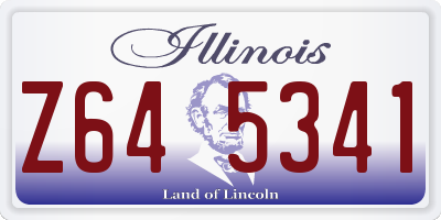 IL license plate Z645341