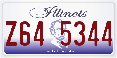 IL license plate Z645344