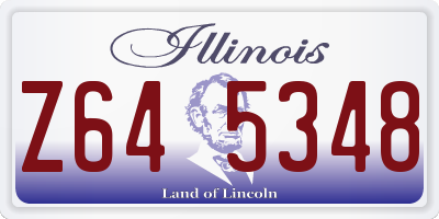 IL license plate Z645348