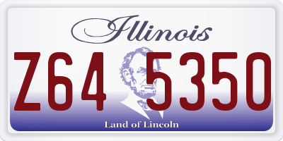 IL license plate Z645350