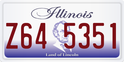 IL license plate Z645351