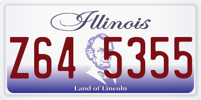 IL license plate Z645355