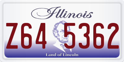 IL license plate Z645362