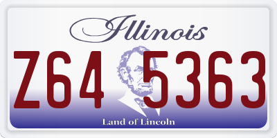 IL license plate Z645363