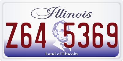 IL license plate Z645369
