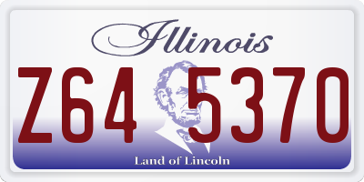IL license plate Z645370