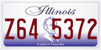 IL license plate Z645372
