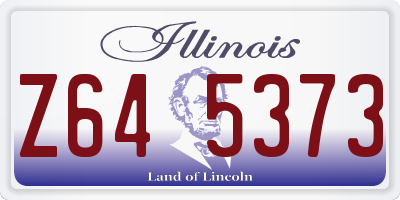 IL license plate Z645373