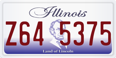 IL license plate Z645375