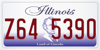 IL license plate Z645390