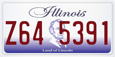 IL license plate Z645391