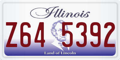 IL license plate Z645392