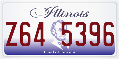 IL license plate Z645396