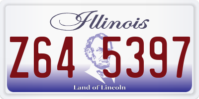 IL license plate Z645397