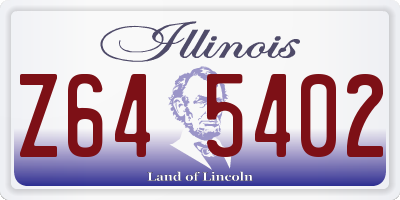 IL license plate Z645402