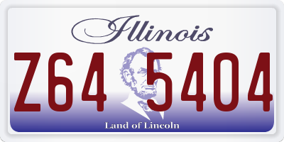 IL license plate Z645404