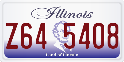 IL license plate Z645408