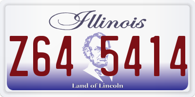 IL license plate Z645414