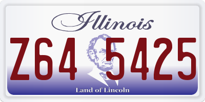 IL license plate Z645425