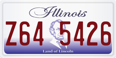 IL license plate Z645426