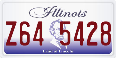 IL license plate Z645428