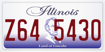 IL license plate Z645430