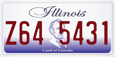 IL license plate Z645431