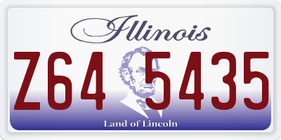 IL license plate Z645435
