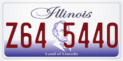 IL license plate Z645440