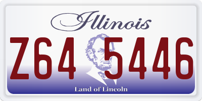 IL license plate Z645446