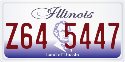 IL license plate Z645447