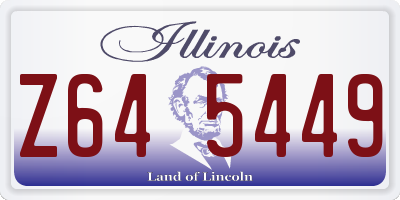 IL license plate Z645449