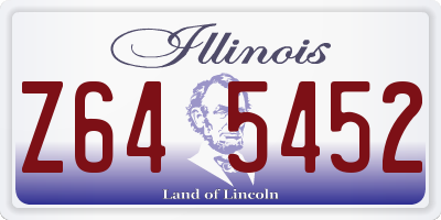 IL license plate Z645452