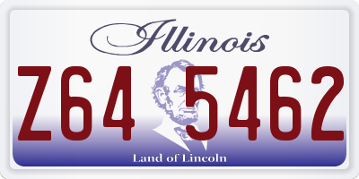 IL license plate Z645462