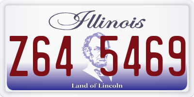IL license plate Z645469