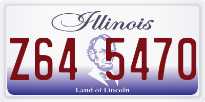 IL license plate Z645470