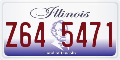 IL license plate Z645471